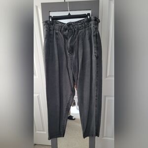Free People Gray Wide Leg Pants